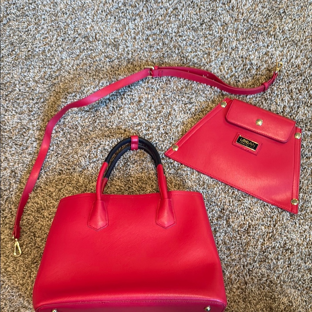 Urban Expressions Red Handbag Set